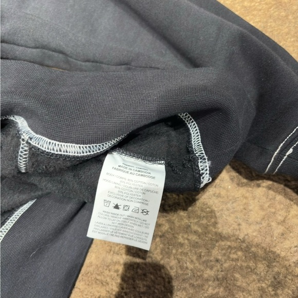 Nike Double Swoosh Hoodie – Black & White – Size Medium Men - Picture 4 of 6